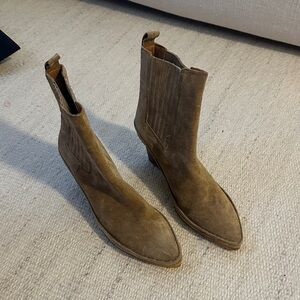 Tory Burch Brown Ankle Boots